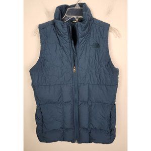 The North Face Women's Sz. M Rhea 550 Down Fill Vest In Monterey Blue